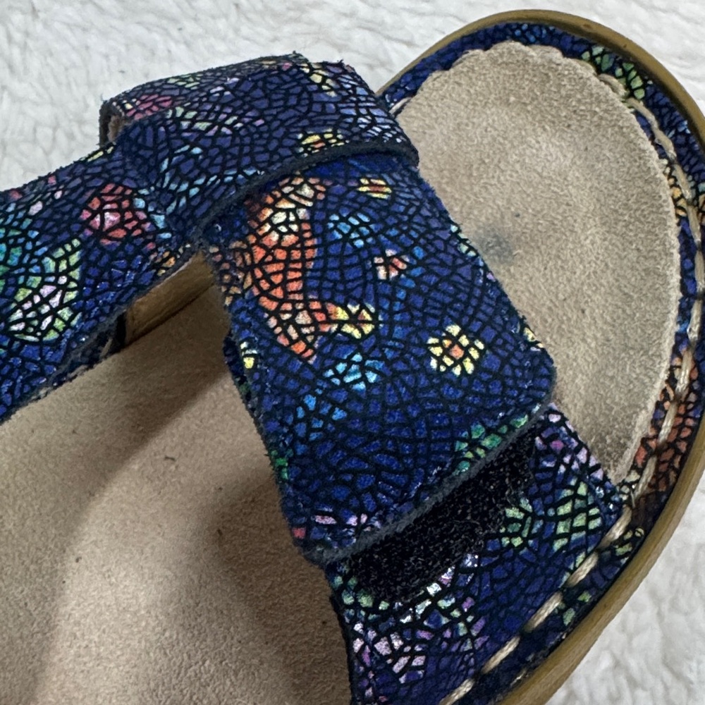 Alegria Blue Multicolor Sandals Ken-158W - Picture 7 of 7